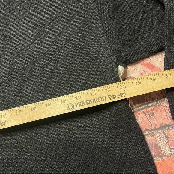 Vintage Quaker Factory Cardigan Sweater 2X 90s Patchwork Angels Topiary Flowers - Picture 8 of 10